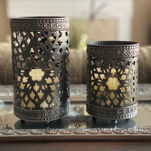 Willow House Metal Candle Holders